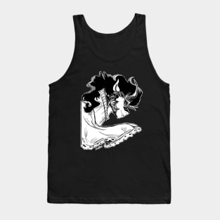 (B/W) In The Dark Of The Night Tank Top